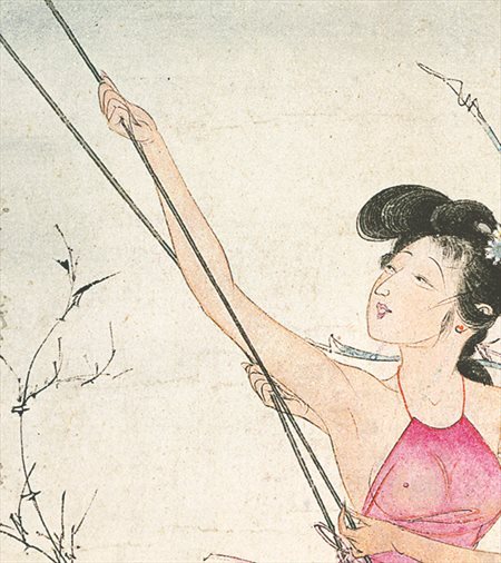 楚州-胡也佛的仕女画和最知名的金瓶梅秘戏图